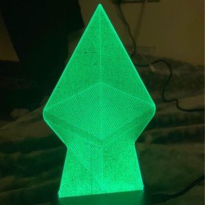 CryptoHut Ethereum Crypto Coin 3D Night Light | Gift for Traders| Crypto Gift |